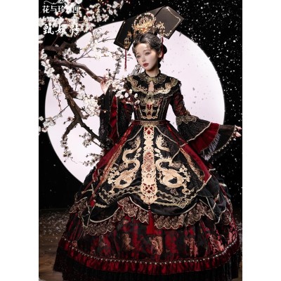 Mademoiselle Pearl Empresses In The Palace Collaboration Consort Xi Returns To The Palace Deluxe One Piece Set(Reservation/Full Payment Without Shipping)